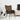 Scaun de relaxare, maro, material textil
