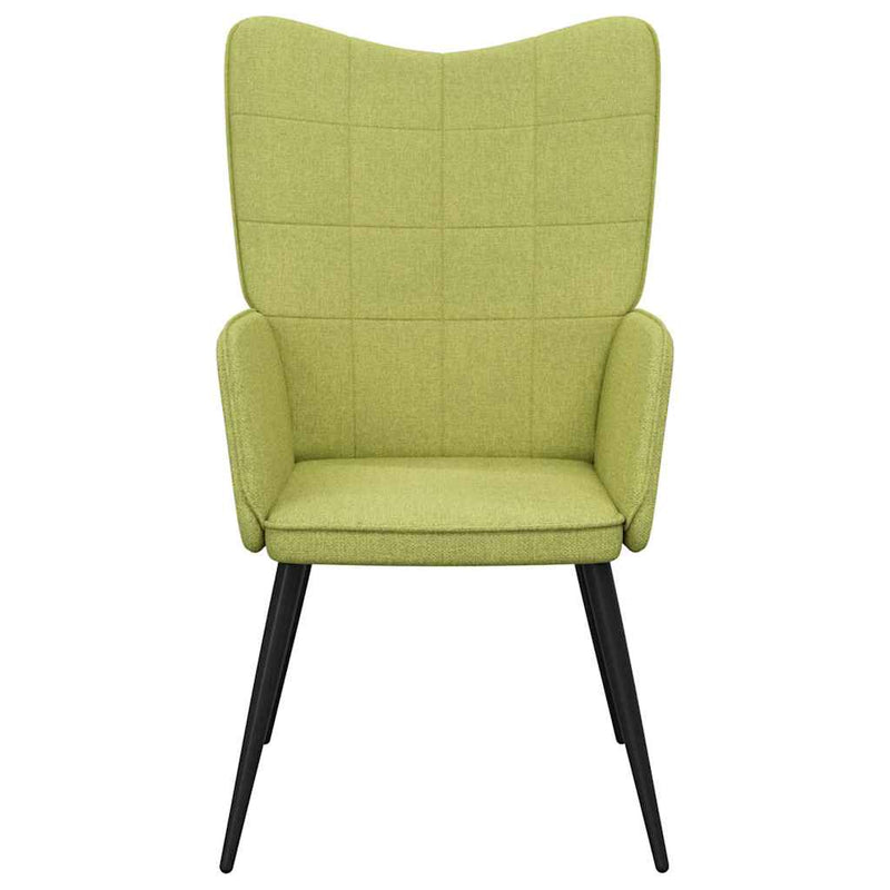 Scaun de relaxare, verde, material textil