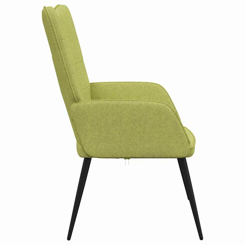 Scaun de relaxare, verde, material textil