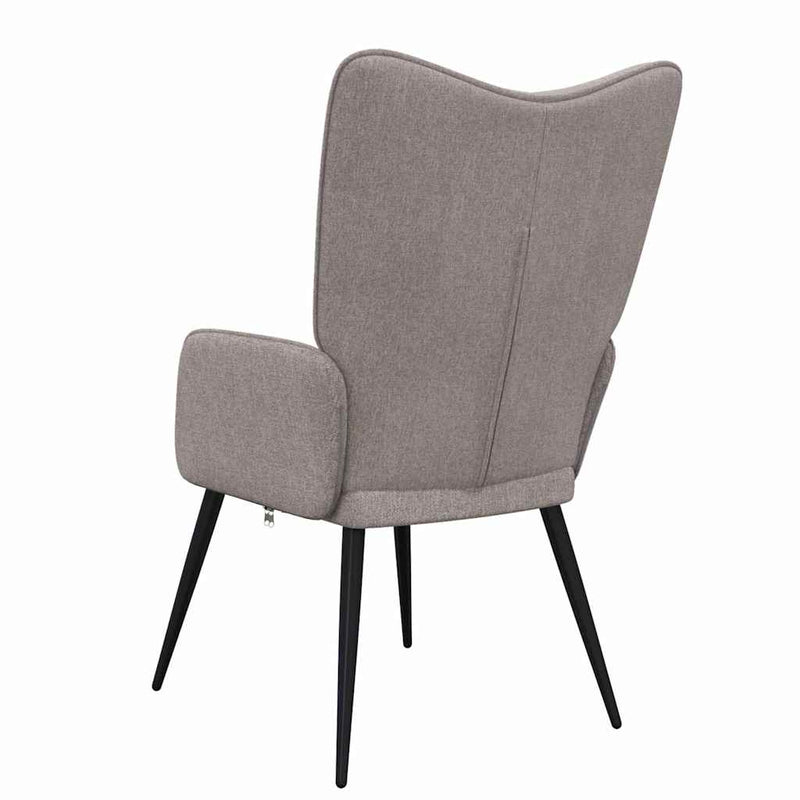 Scaun de relaxare, gri taupe, material textil