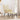 Scaun de relaxare cu taburet, crem, textil