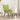 Scaun de relaxare cu taburet, verde, textil