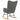 Scaun balansoar, gri închis, material textil