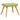 Scaun balansoar cu taburet, verde, textil