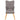 Scaun balansoar cu taburet, gri taupe, textil