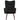 Scaun de relaxare, negru, catifea