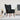 Scaun de relaxare, negru, catifea