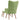 Scaun de relaxare cu taburet, verde deschis, catifea