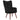 Scaun de relaxare cu taburet, negru, catifea