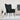 Scaun de relaxare, negru, catifea