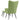 Scaun de relaxare cu taburet, verde deschis, catifea
