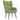 Scaun de relaxare cu taburet, verde deschis, catifea