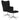 Scaun de relaxare cu taburet, negru, catifea