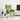 Scaun de relaxare, verde deschis, catifea