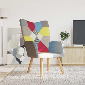 Scaun de relaxare, material textil, petice