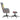 Scaun de relaxare cu taburet, textil, petice