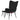 Scaun de relaxare cu taburet, textil, petice