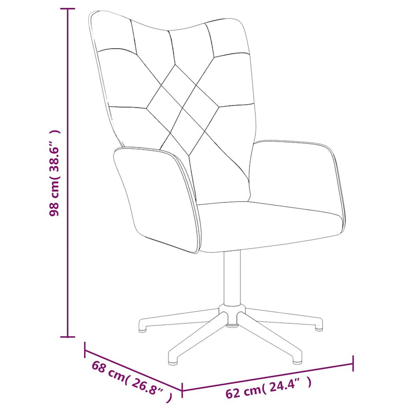 Scaun de relaxare, material textil, petice