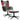 Scaun de relaxare cu taburet, textil, petice