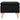 Scaun cu picioare din lemn, negru, material textil
