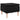 Scaun cu picioare din lemn, negru, material textil