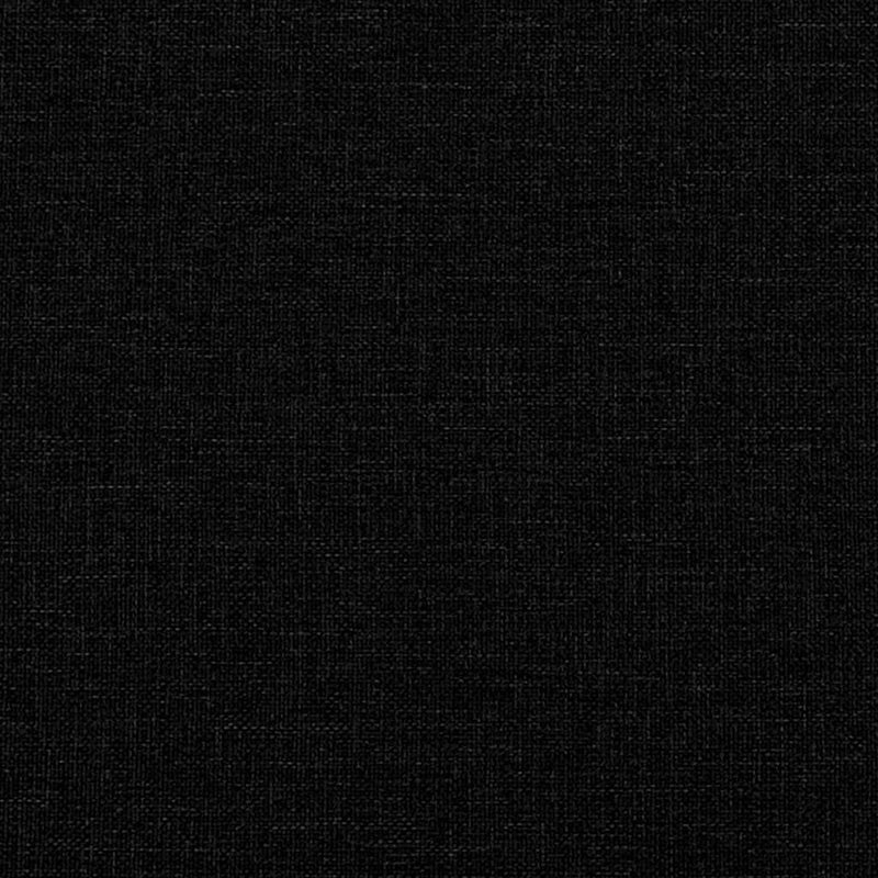 Scaun cu picioare din lemn, negru, material textil