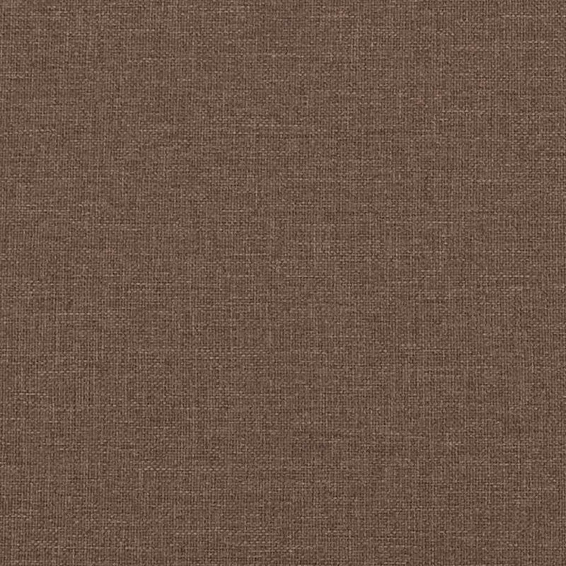 Scaun cu picioare din lemn, maro, material textil