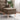 Scaun cu picioare din lemn, maro, material textil