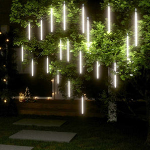 Lumini de meteoriți 20 buc. alb rece 30 cm 480 LED int./ext.