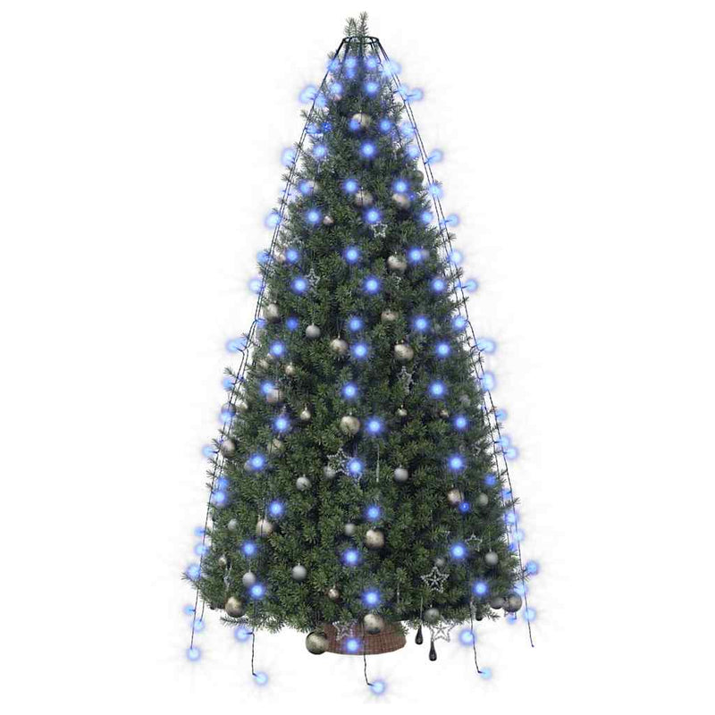 Instalație brad de Crăciun cu 180 LED-uri albastru 180 cm