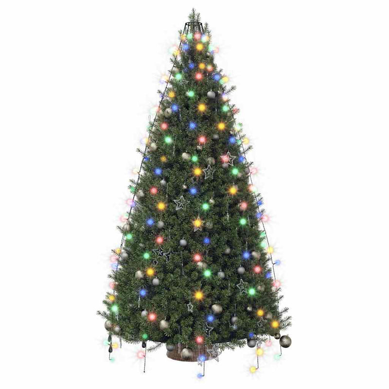 Instalație brad de Crăciun cu 210 LED-uri multicolor 210 cm