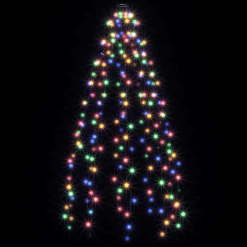 Instalație brad de Crăciun cu 210 LED-uri multicolor 210 cm