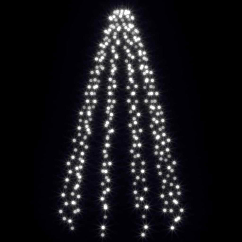 Instalație brad de Crăciun cu 300 LED-uri, alb rece, 300 cm