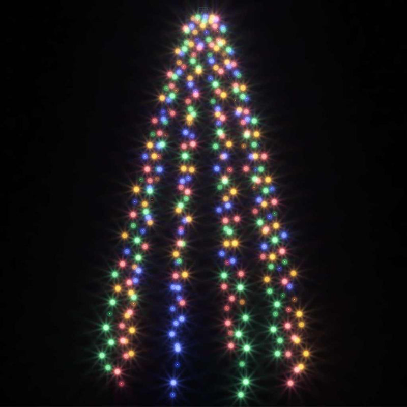 Instalație brad de Crăciun cu 300 LED-uri multicolor 300 cm