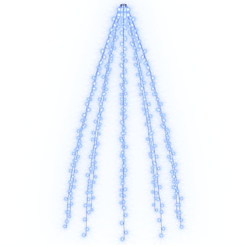 Instalație brad de Crăciun cu 400 LED-uri, albastru, 400 cm