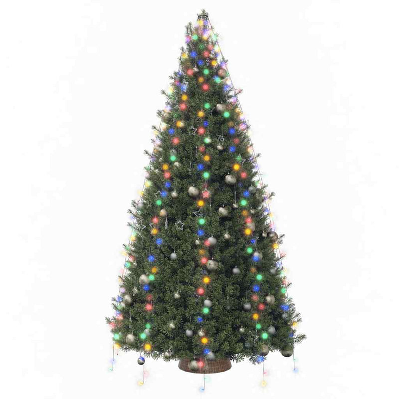 Instalație brad de Crăciun cu 400 LED-uri multicolor 400 cm