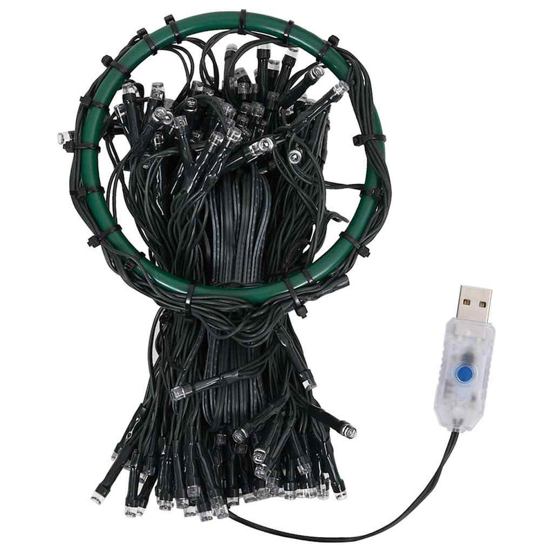 Instalație brad 500 LED-uri multicolor 500 cm interior/exterior