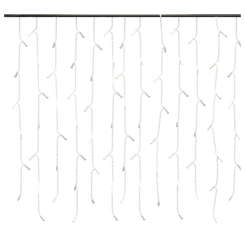 Lumini de perdea tip gheață 400 LED-uri albastru 8 funcții 10 m