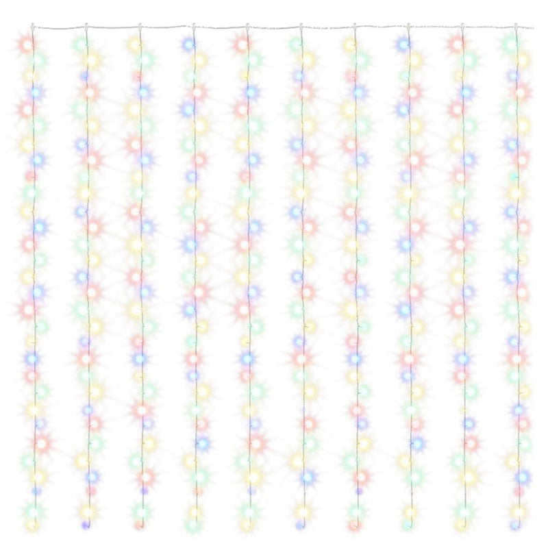 Instalație lumini tip perdea 300 LED multicolor 3x3 m 8 funcții