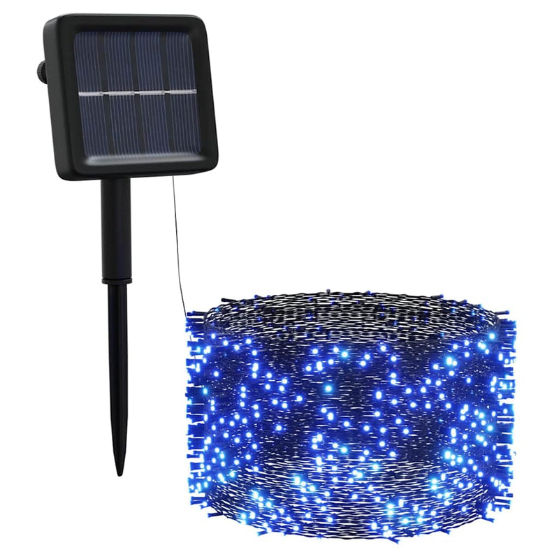 Lumini solare feerice 5 buc 5x200LED albastru interior exterior