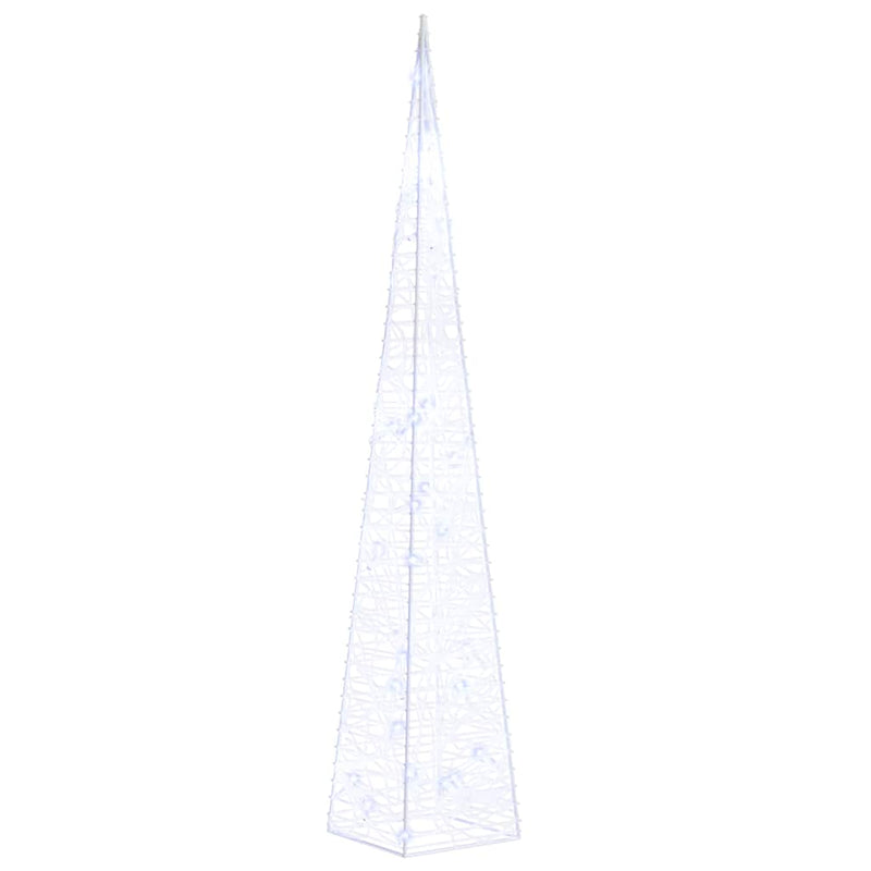 Con de lumină cu LED decorativ, albastru, 60 cm, acril