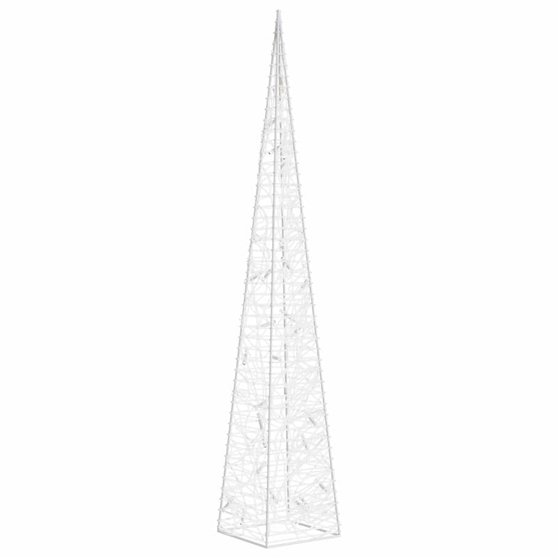 Con de lumină cu LED decorativ, albastru, 60 cm, acril