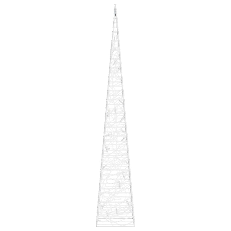 Con de lumină cu LED decorativ, albastru, 60 cm, acril