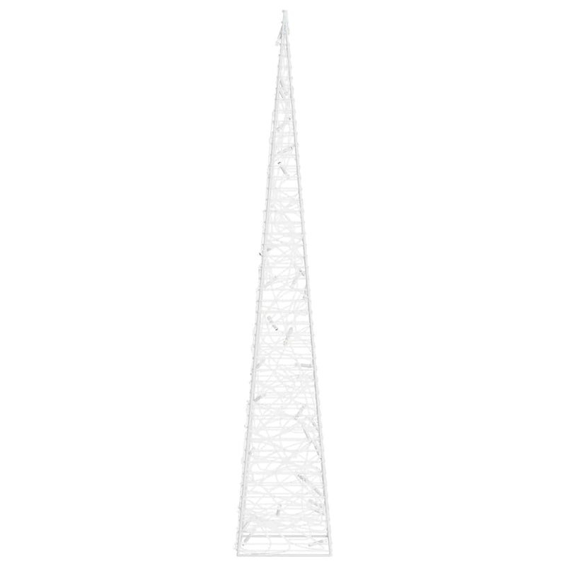 Con de lumină cu LED decorativ, albastru, 60 cm, acril