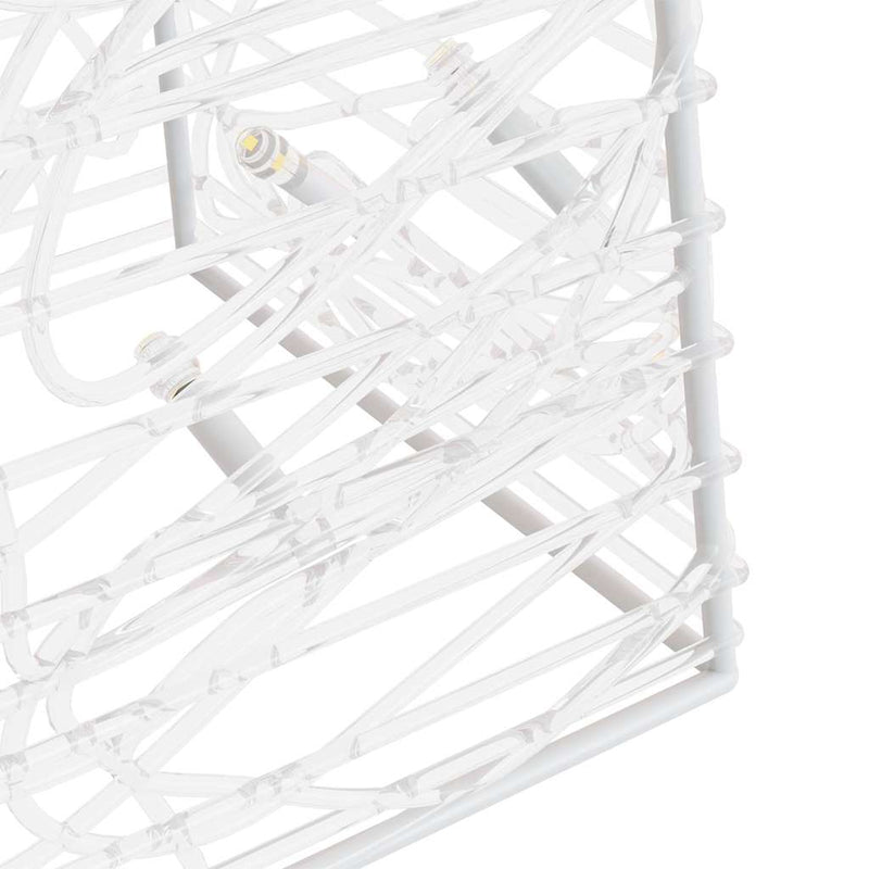 Set conuri decorative cu LED-uri albastru 30/45/60 cm acrilic