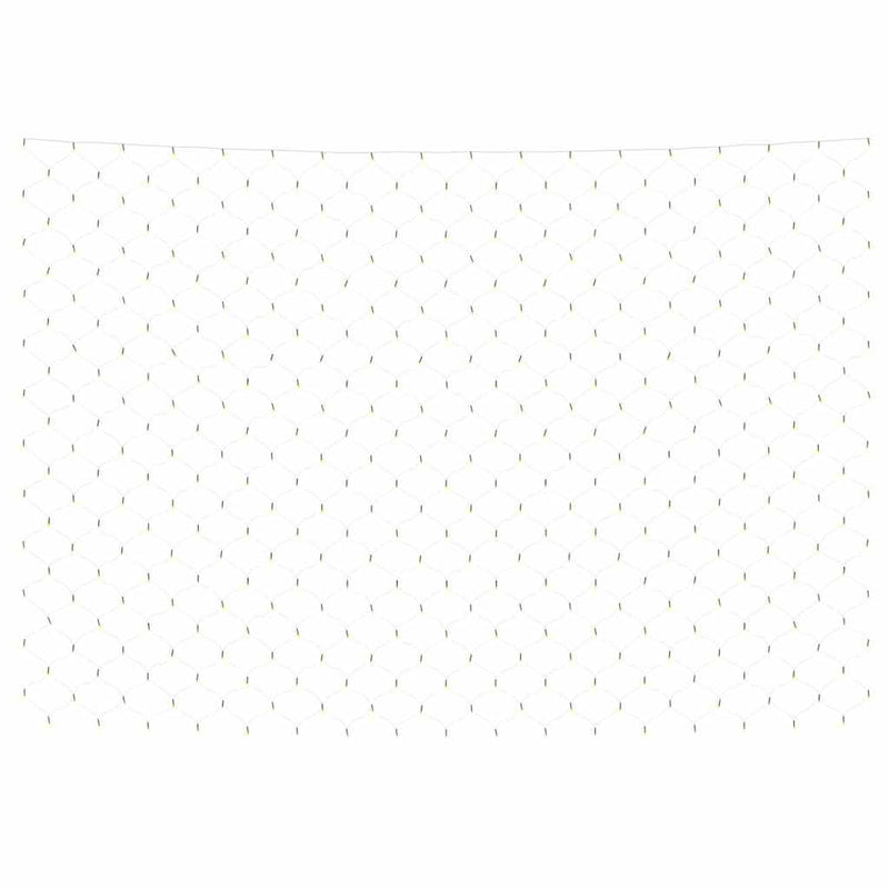 Plasă lumini de Crăciun alb cald 3x3m 306 LED interior/exterior