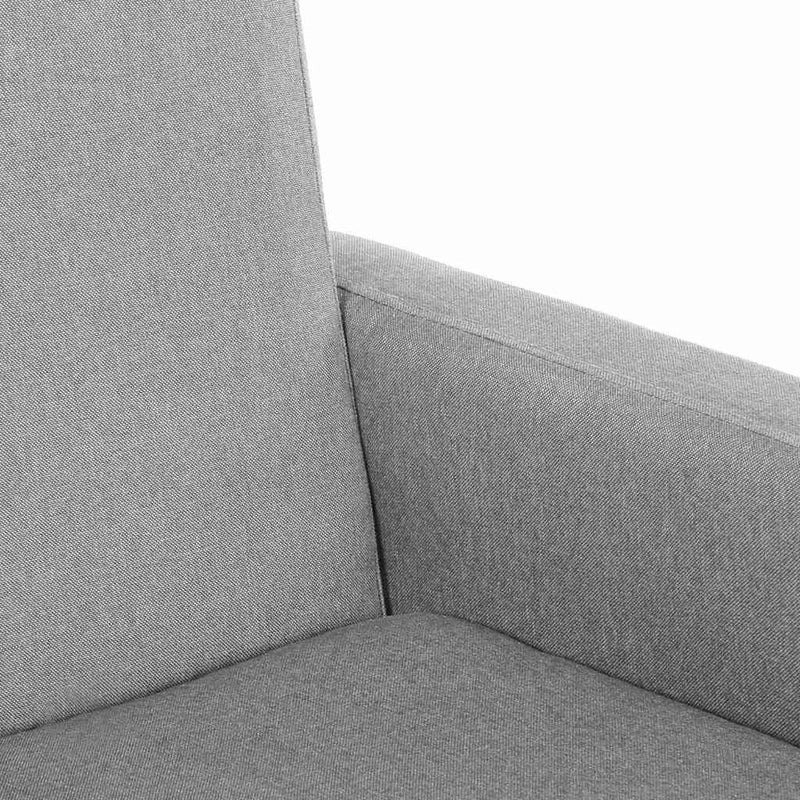 Scaun balansoar, gri deschis, material textil