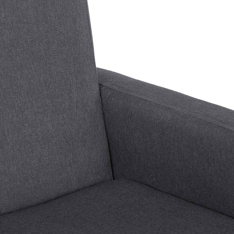 Scaun balansoar, gri închis, material textil