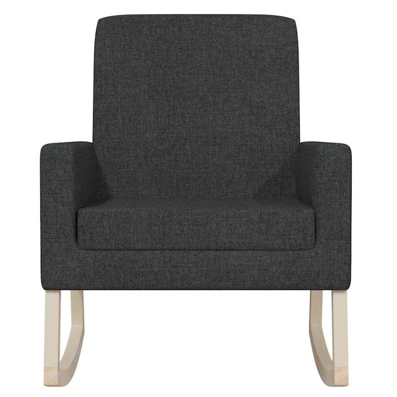 Scaun balansoar, negru, material textil