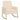 Scaun balansoar, crem, material textil